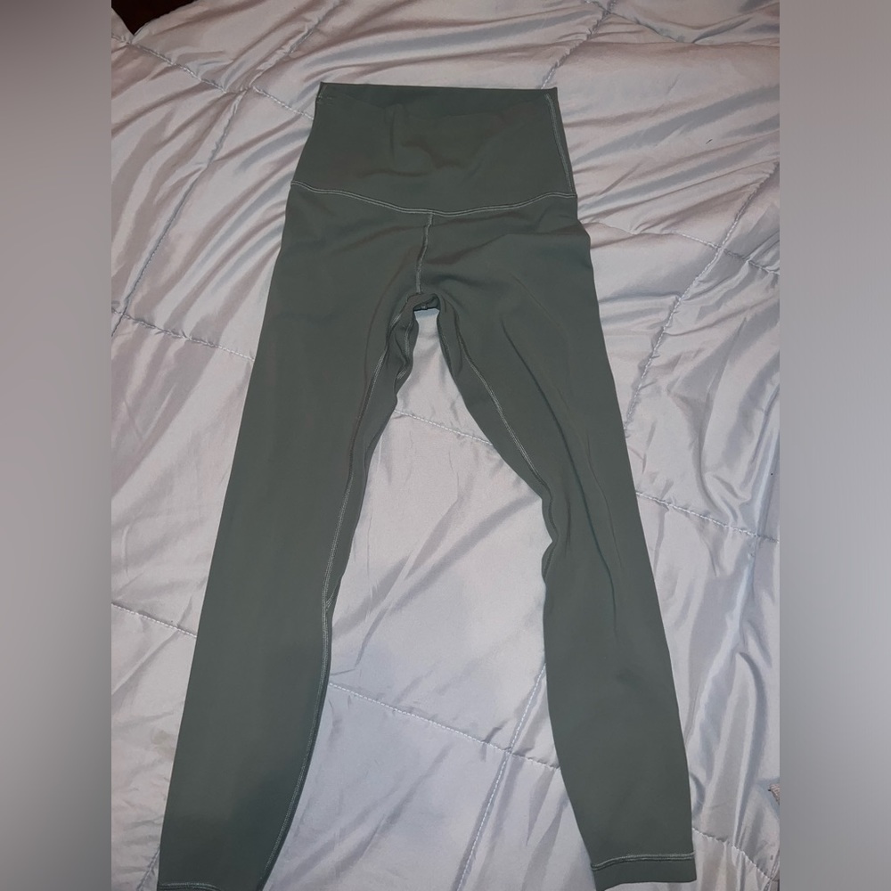 Green lulu leggings